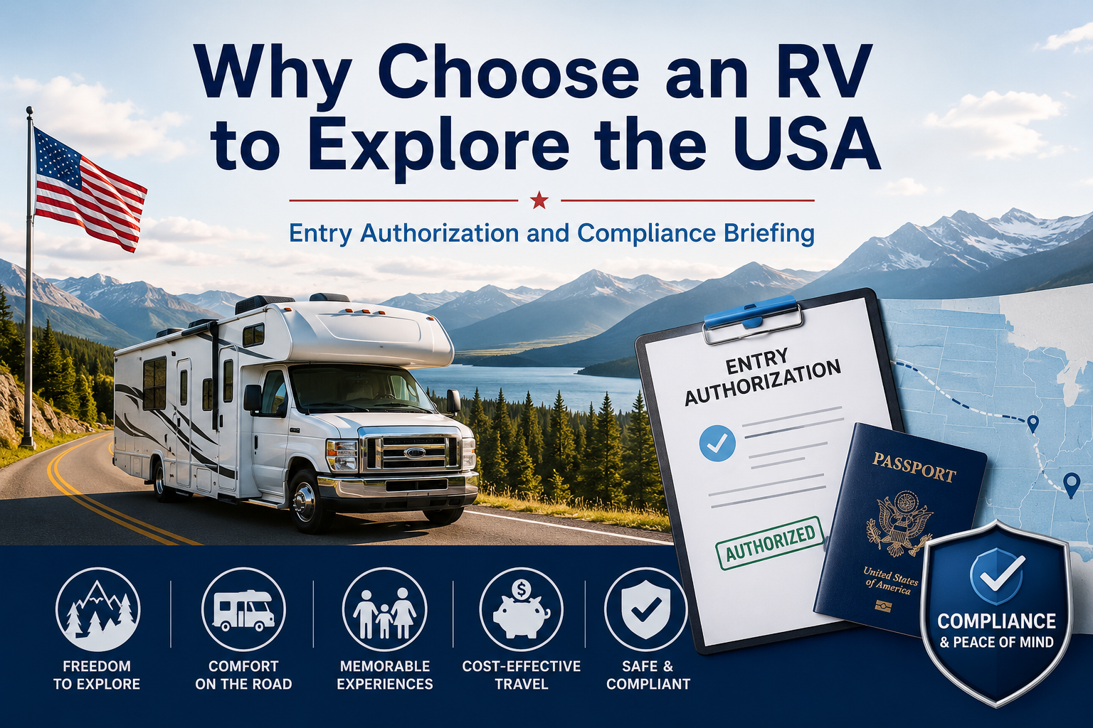 Why Choose an RV to Explore the USA | Entry Authorization and Compliance Briefing